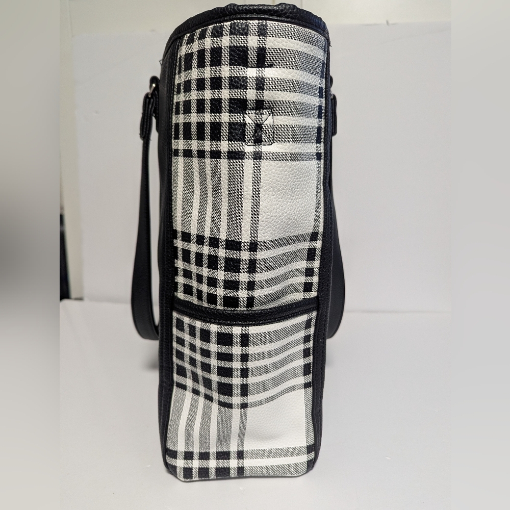 Thirty-One Buffalo Check Tote Bag To - Picture 3 of 10